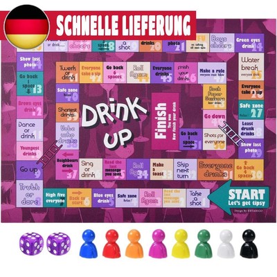 Tipsy Land Board Game 2-8 Players Night Drinking Game Bachelorette Party Games
