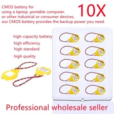 10PCS CR2032 3V CMOS Battery RTC BIOS For Lenovo Acer HP Dell Toshiba IBM Laptop