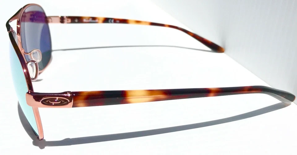 Oakley Feedback 玫瑰金偏光银河玫瑰镜飞行员女式太阳镜 — 第 4/4 张图片