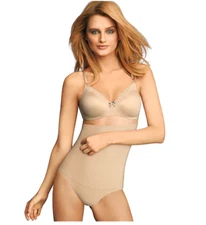Maidenform Flexees Women Hi Waist Shapewear Latte Lift Size XL