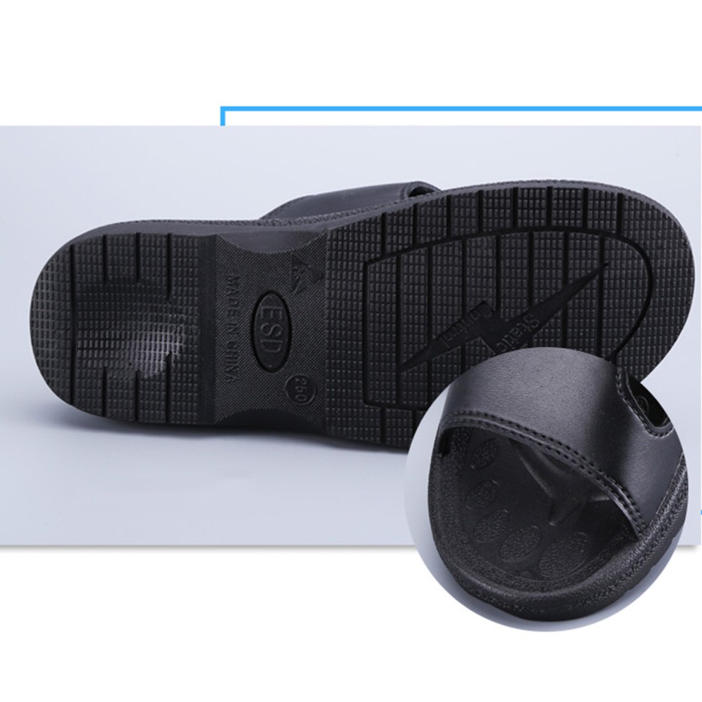 SAOLA PU Soft Sole Slifor Uomini Donne Pantofole Inferiori Antistatiche