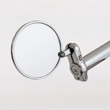 Universal Round Motorcycle 7/8 inch Bar End Mirrors Chrome