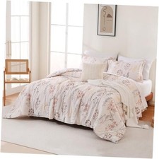 Size Comforter Set, Lightweight Summer Bedding Comforter Sets, King Beige Herb