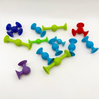 Fat Brain Toys - Squigz Starter Incomplete 11 Pieces 885347189348
