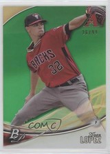 2016 Bowman Platinum Top Prospects Green 26/99 Yoan Lopez #TP-YL fm0