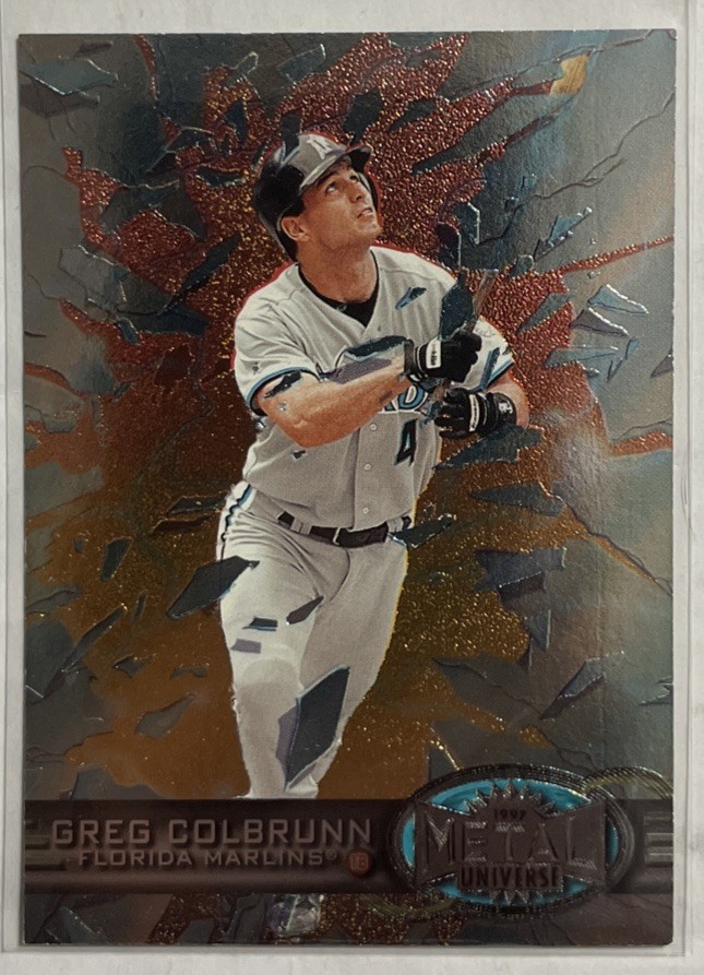 1997 Fleer Metal Baseball Greg Colbrunn Base Card #172 Complete Your Set! ⚾️