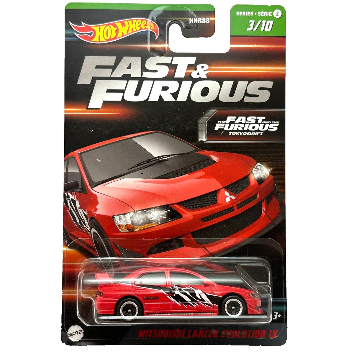 Mitsubishi Lancer Evolution IX Red Hot Wheels Fast & Furious Tokyo