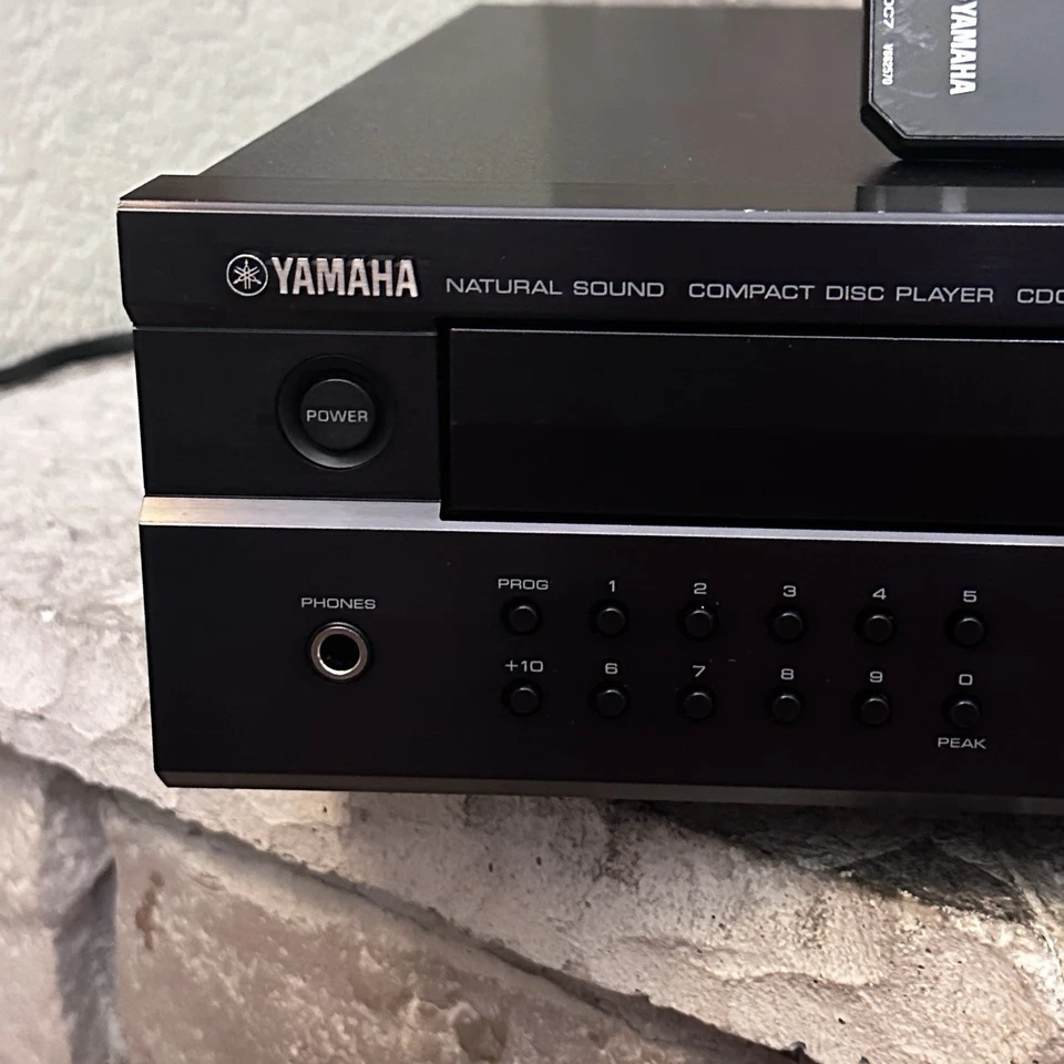 Reproductor de CD cambiador de 5 discos Yamaha CDC-685 probado salida óptica + carrusel remoto OEM Foto 4 de 4
