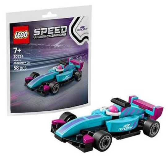 LEGO Polybag 30734 Speed Champions Mini-auto F1 ACADEMY™ - Immagine 7