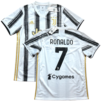 2020/21 Juventus Home Jersey #7 Ronaldo Large adidas Soccer