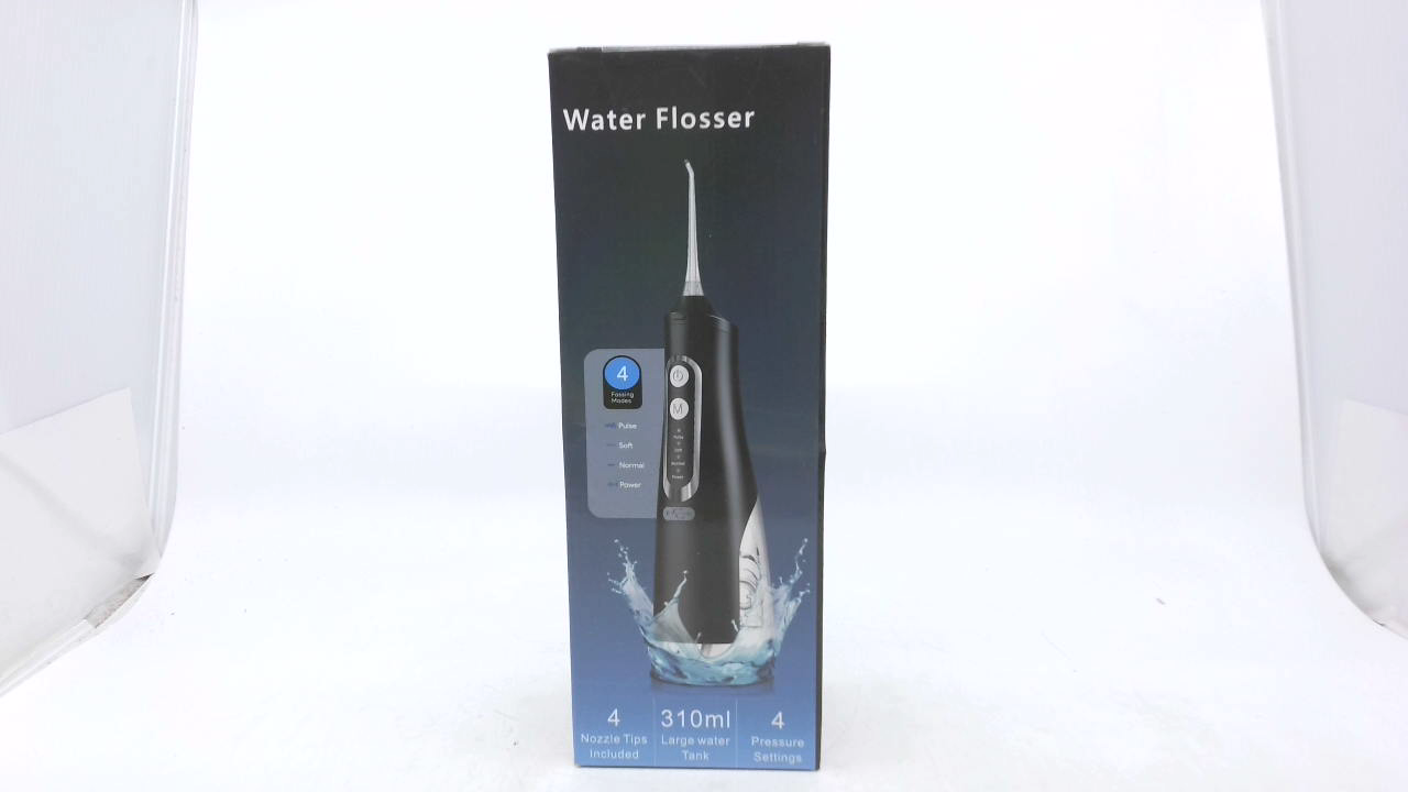 Water Flosser for Teeth Cleaner Rechargeable Oral Irrigator 4 Modes 310ML IPX7 W