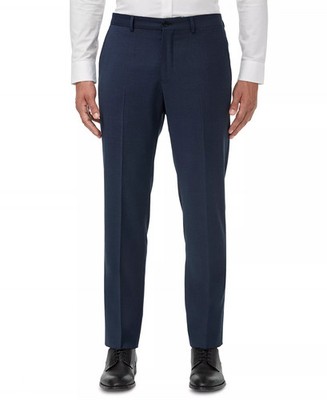 A|X Armani Exchange Armani Exchange Men's Slim-Fit Navy Birdseye Suit Size 40S