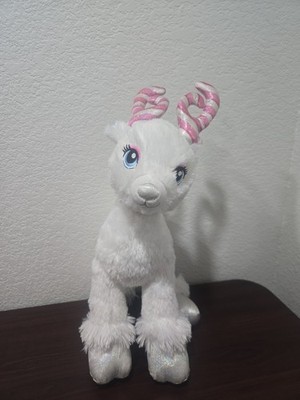 Build A Bear White Reindeer Glisten Pink Candy Cane Antlers Christmas 2018