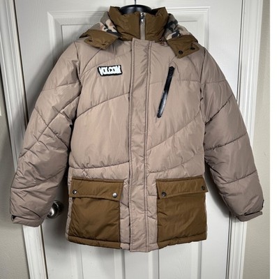 Volcom Boys XL (18/20) Puffer Jacket Hooded Streetwear Winter