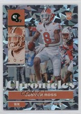 2022 Panini Chronicles Draft Picks Green Cracked Ice /6 Justyn Ross #23 13u1
