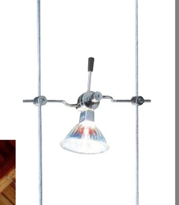 Oligo LIGHT-LINE Seilsystem/GALERIE /Designer Leuchte Chrom Neu  