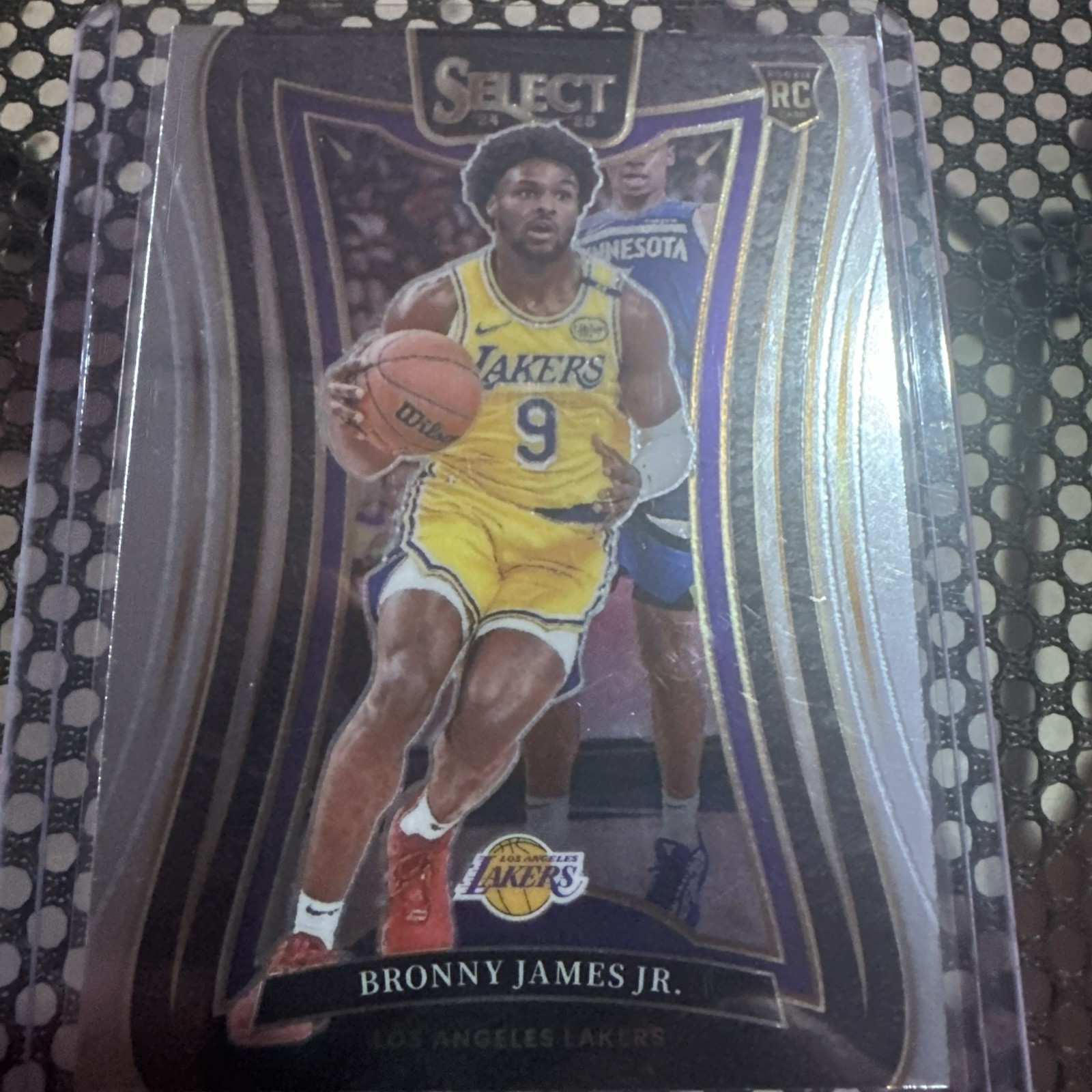 2024-25 Panini Select - Mezzanine Bronny James #369 Silver Prizm (RC)