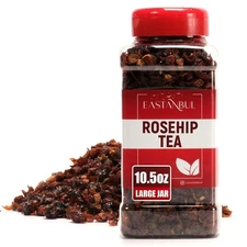 Eastanbul Rosehip Tea, 10.5oz, Rose Hips with Hibiscus, Loose Leaf Tea,... 