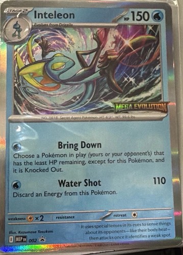 Inteleon 002/132 Mega Evolution Pokemon
