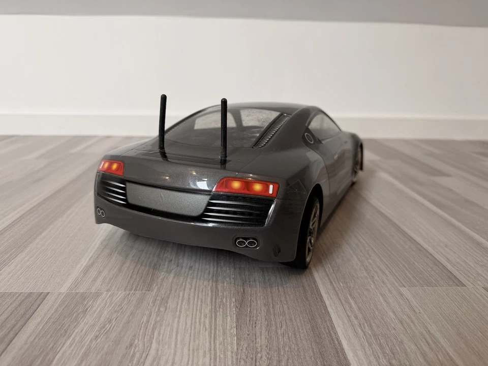 HSP 1:10 Nitro Glattbahner Verbrenner RC Tourenwagen mit Audi R8 Karosserie - Bild 3 von 4