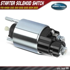 12 Volt Starter Solenoid Switch for Honda Civic 2001 2002 2003 2004 2005 L4 1.7L