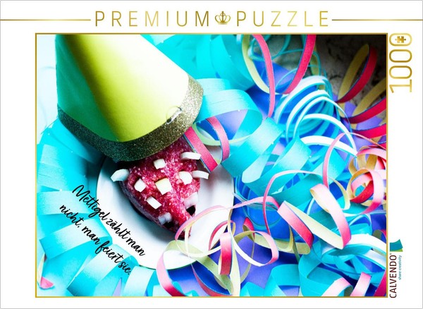 Calvendo Puzzle Pigs Should Celebrate. | 1000 Pieces, Finished Size 25.2 × 18.9-image