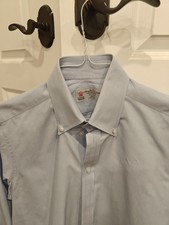 Turnbull Asser Bespoke Shirt Alumo Swiss End On End Button Down Collar