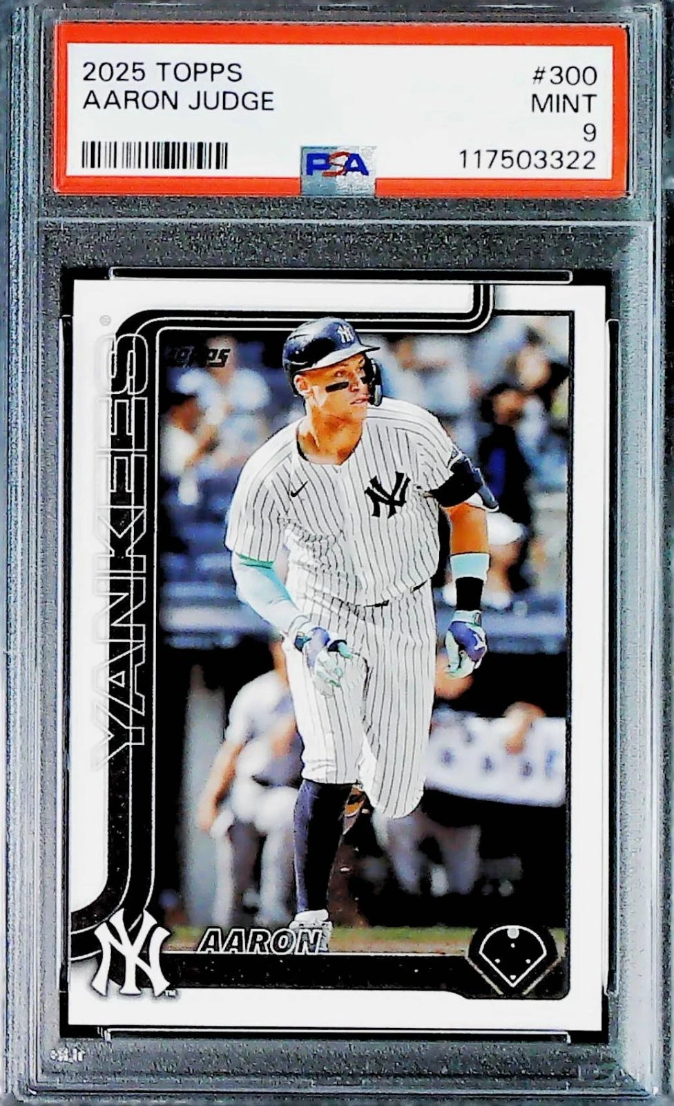2025 Topps AARON JUDGE #300 PSA 9 MINT 😎