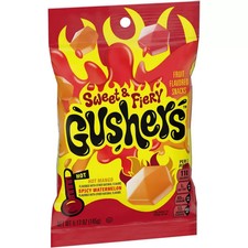Gushers Sweet Fiery Fruit Candy, 5.13 oz