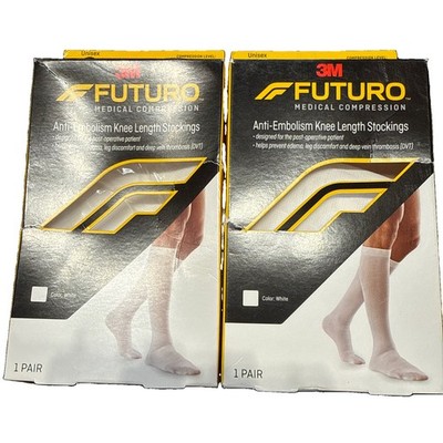 2 pair--3m FUTURO Medical Compression Knee Length Stockings Large