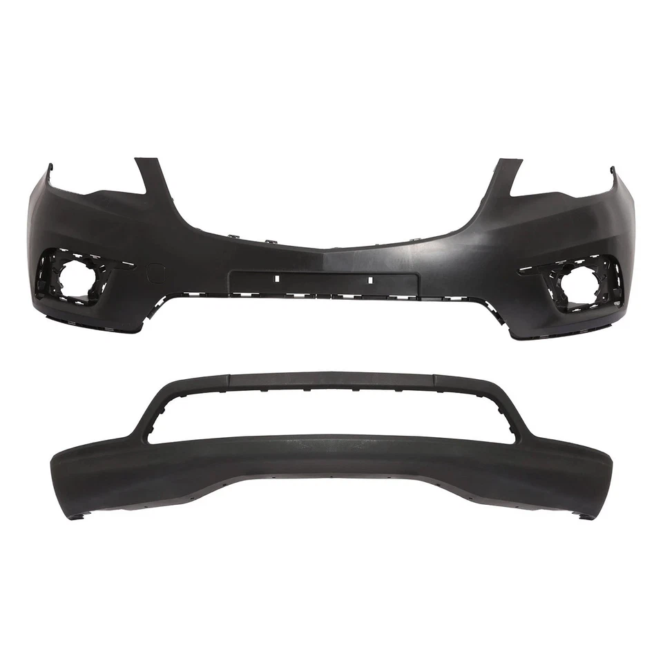 Front Upper Lower Bumper Grille Cover Assembly Kit For 2016-2018 Buick Envision Foto 4 de 4