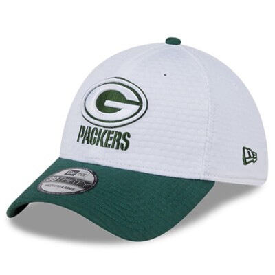 New Era White/Green Green Bay Packers 2024 NFL Training Camp