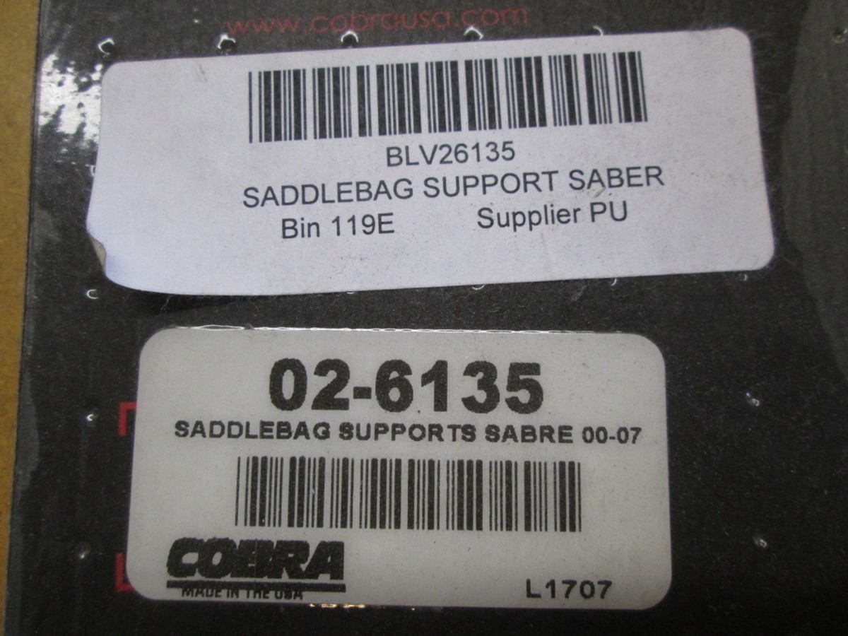 NOS Cobra Saddlebag Support 2000 - 2007 Honda Sabre VF1100