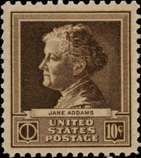 1940 10c Jane Addams, Author Scott 878 Mint F/VF NH