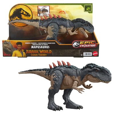 Jurassic World Mapusaurus Figure with Spin Wheel Mega Bite Feature 13.8 Inch