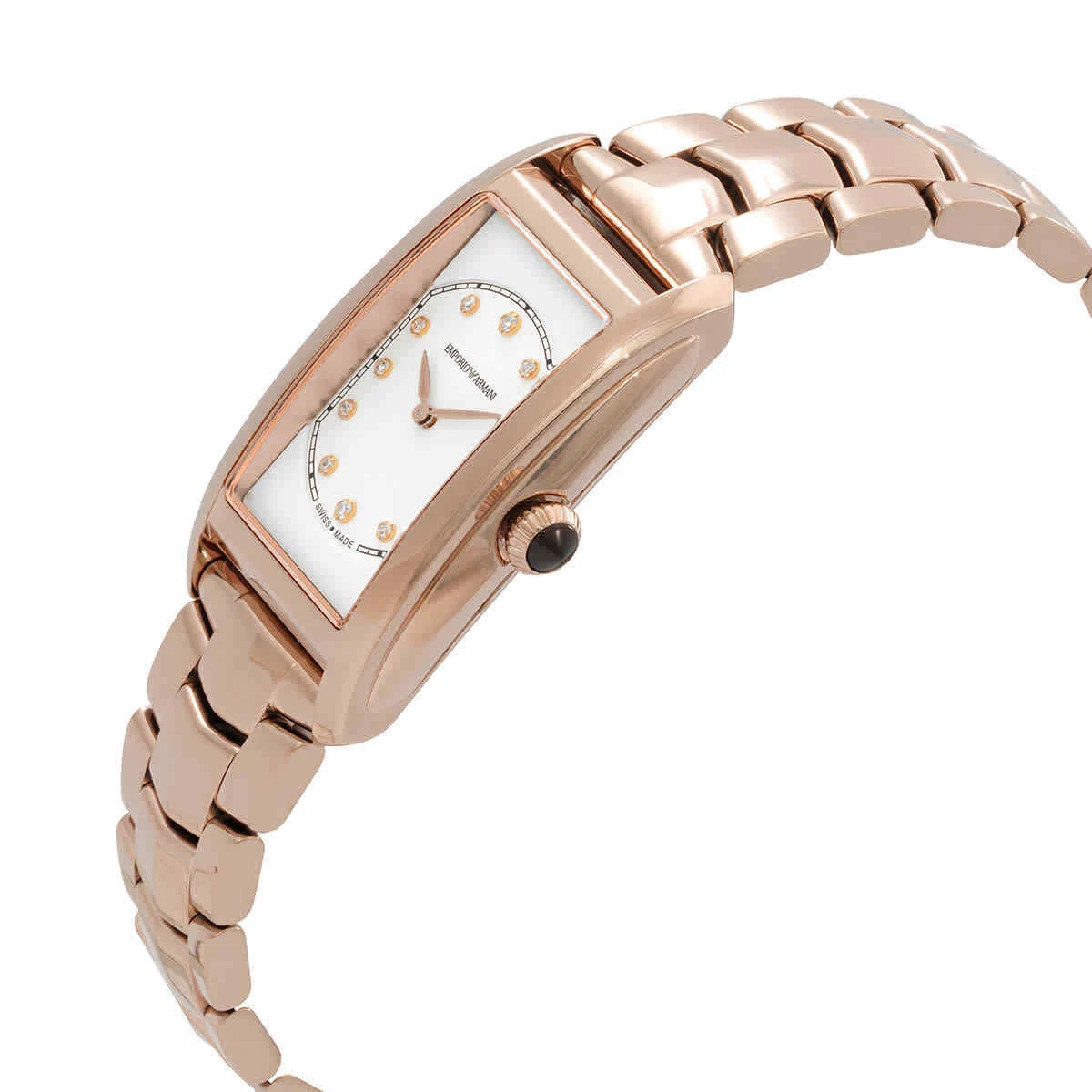 Emporio armani best sale watch diamonds