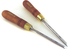 Right & Left 6 Mm 1/4" Skew Paring Chisels 811106/811156