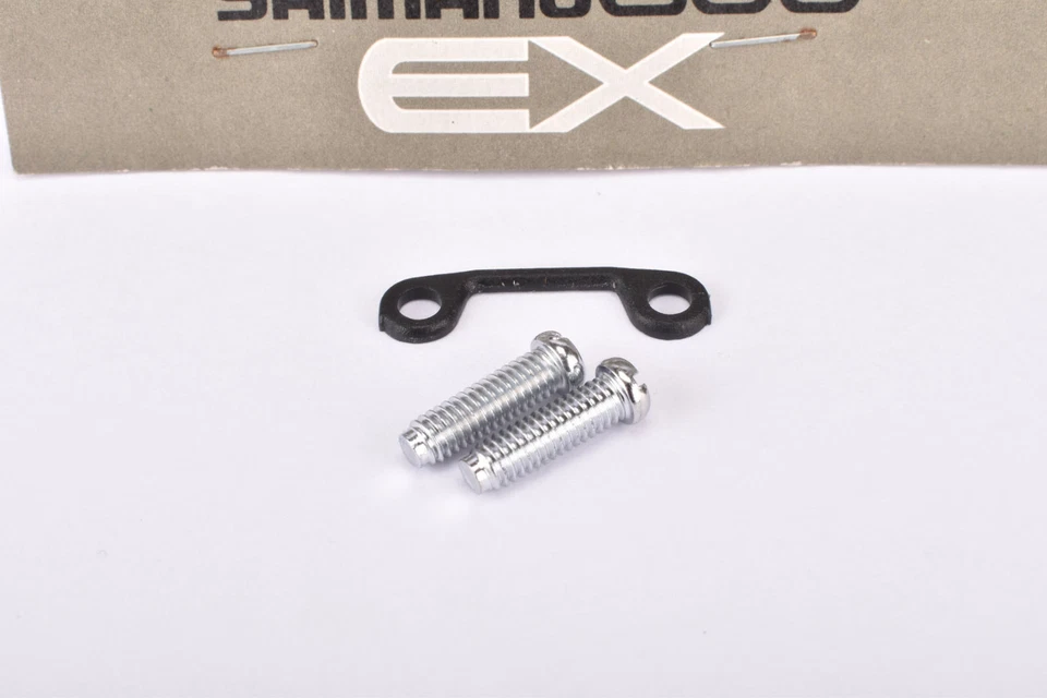 NOS Shimano 600EX RD-6207 Rear Derailleur Stroke/Limit Adjusting Screws & Plate - Bild 2 von 3