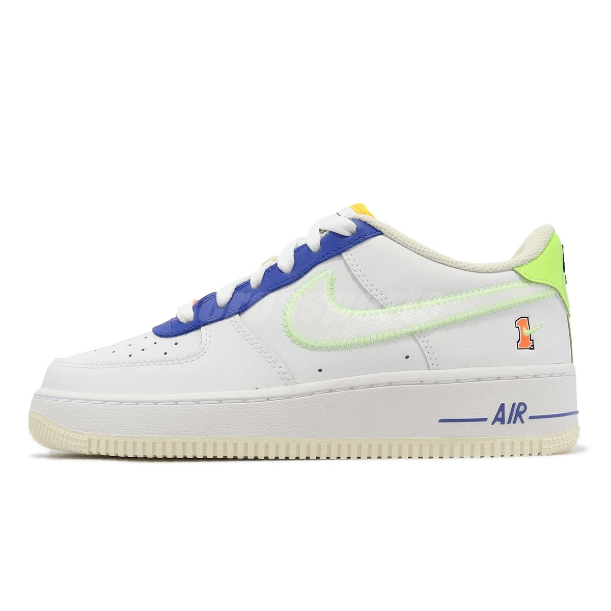 Nike Air Force 1 LV8 GS Player One Gaudy Colors Kids Women AF1 Casual FB1393-111