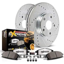 POWERSTOP K13736 Power Stop K137-36 Front Z36 Truck & Tow Brake Kit, Carbon Fibe