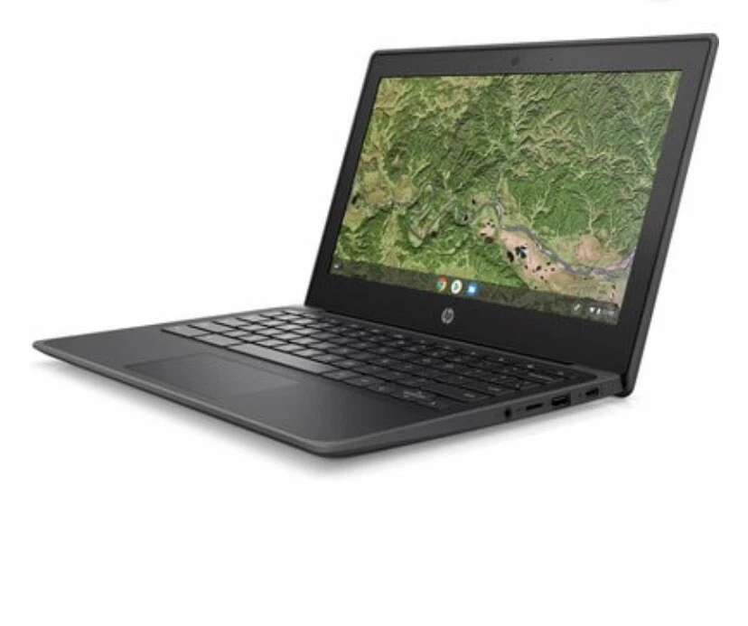 Chromebook HP 11.6", AMD A4, 4GB RAM, 32GB Almacenamiento, Negro 16W64UT#ABA Foto 2 de 4