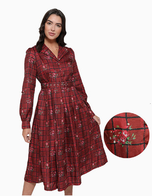 lindy bop tartan dress