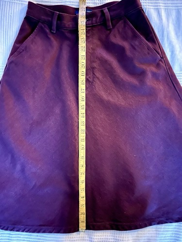 Levi’s LMC Purple Flare Skirt *NEW* Denim Small BNWOT Vintage Style - Picture 13 of 17