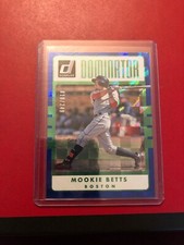 2017 Panini Donruss Mookie Betts Dominator #10/249🔥 Red Sox 