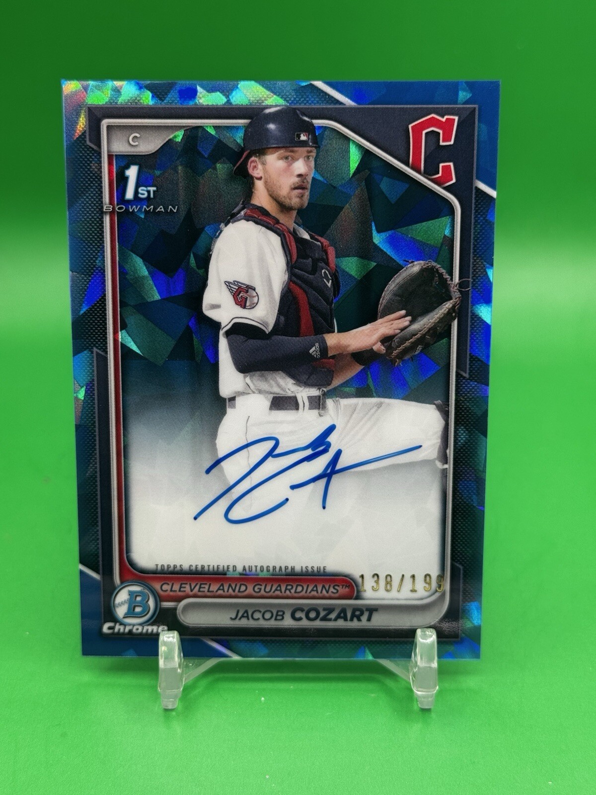 2024 Bowman Draft 1st SAPPHIRE AUTO /199 Jacob Cozart Guardians #CPA-JCO