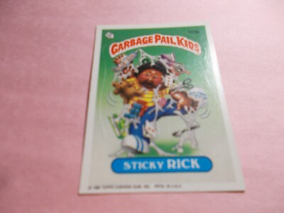 Sticky Rick 123b Garbage Pail Kids Stickers 1986 Topps 3th Series | eBay