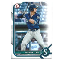 2022 Bowman Draft Seattle Mariners Jonatan Clase Prospect card