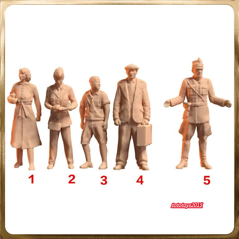 Figurines Miniatures Pilotes Hommes/femmes Pour Maquettes Voitures échelles 1/18 à 1/87 - Neuf
