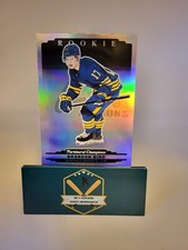 Brandon Biro 2022-23 Parkhurst Champions Rookie Rainbow Variant Card