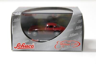 Schuco 1/43 – Mercedes 300 SL Coupé Rouge – Très Bon état Avec Boîte